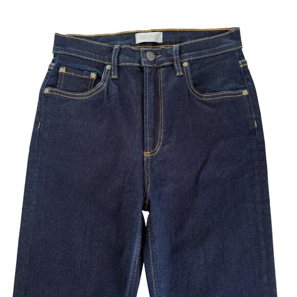 Revolve Boyish The Donny Dark Blue Wash High Rise Skinny Jeans Size 27 - Picture 2 of 9